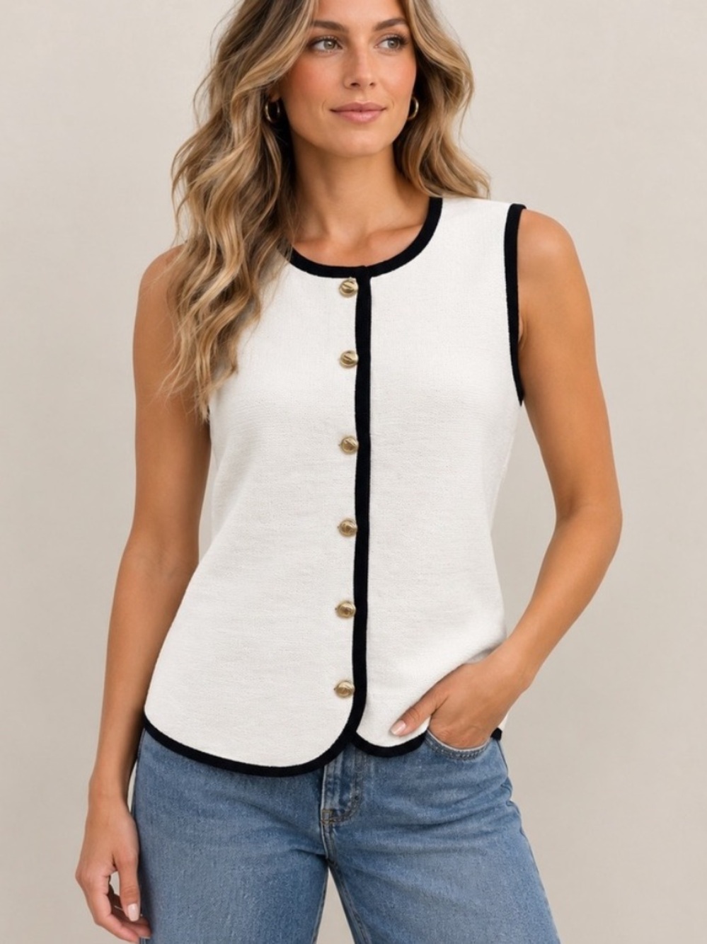 Abercrombie & Fitch Mara Sweater Vest, Size L